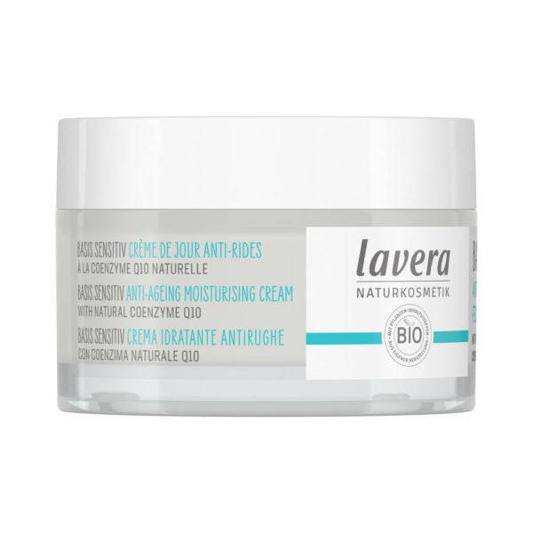 Lavera Basis Sensitiv Anti-Ageing Moisturising Cream Q10 - Kosteusvoide 50 ml - Sinunapteekki.fi