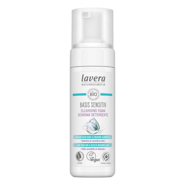 Lavera Basis Sensitiv Cleansing Foam - Puhdistusvaahto 150 ml - Sinunapteekki.fi
