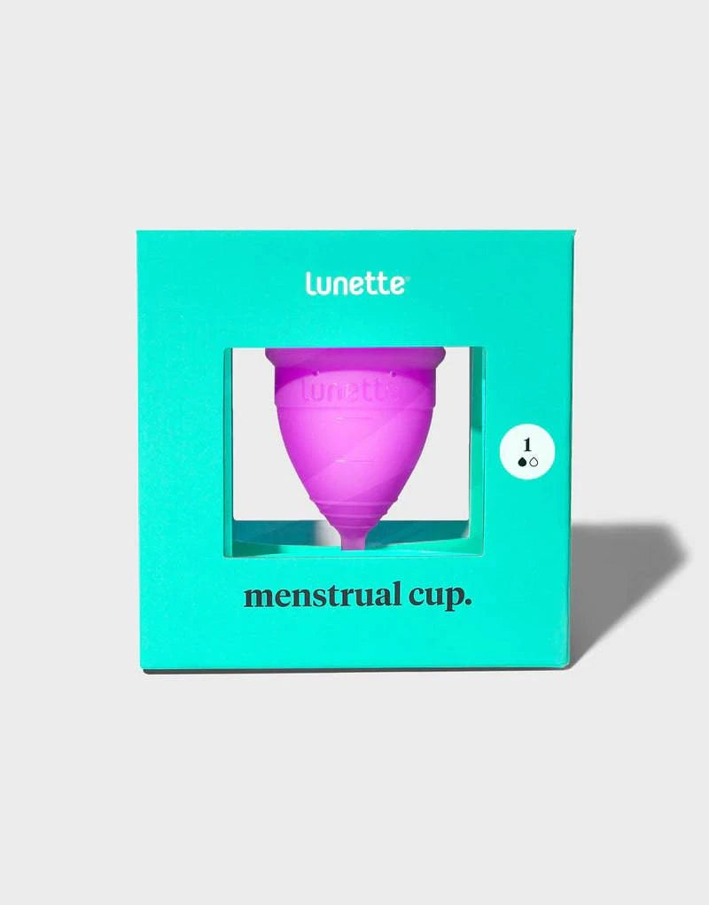 Lunette kuukautiskuppi Violetti, koko 1