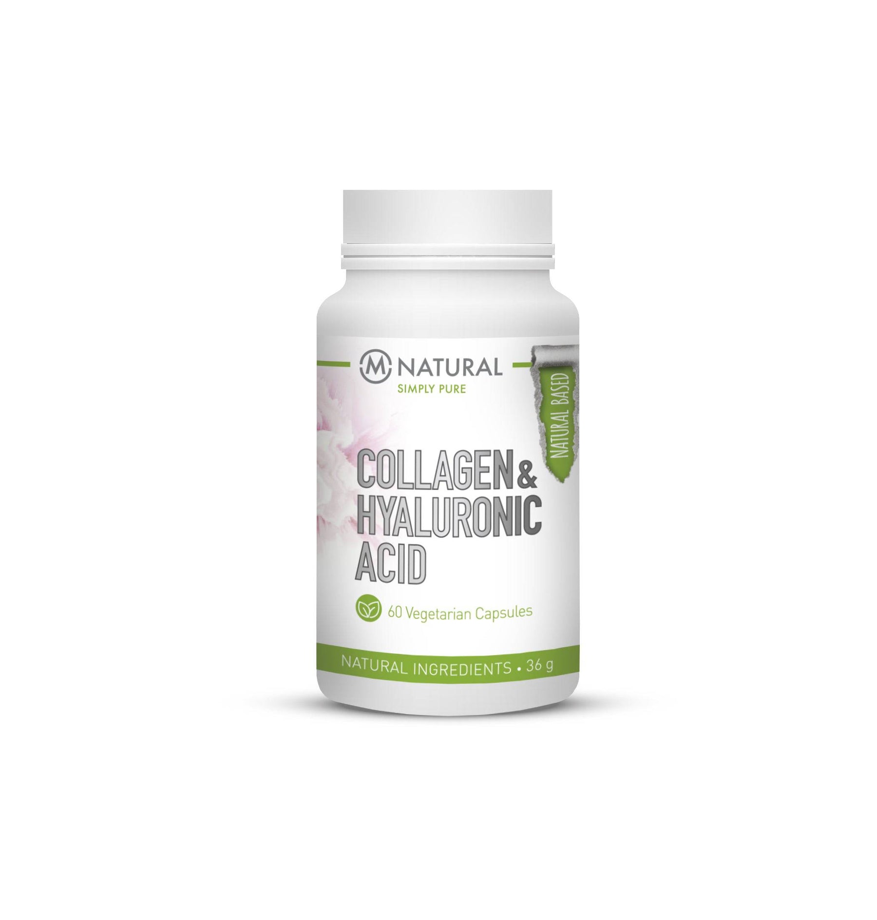 M-Natural Collagen & Hyaluronic Acid - Kollageeni-hyaluronihappokapseli 60 kaps.