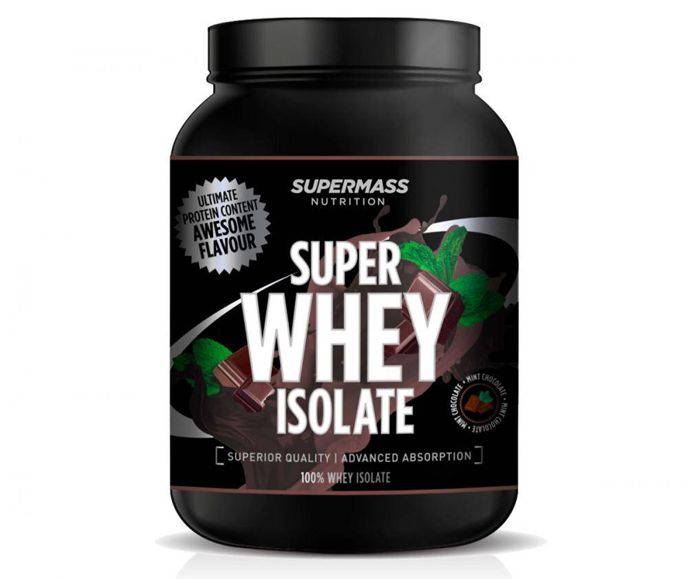 Supermass Nutrition Super Whey Isolate Minttusuklaa 1300 g - Sinunapteekki.fi