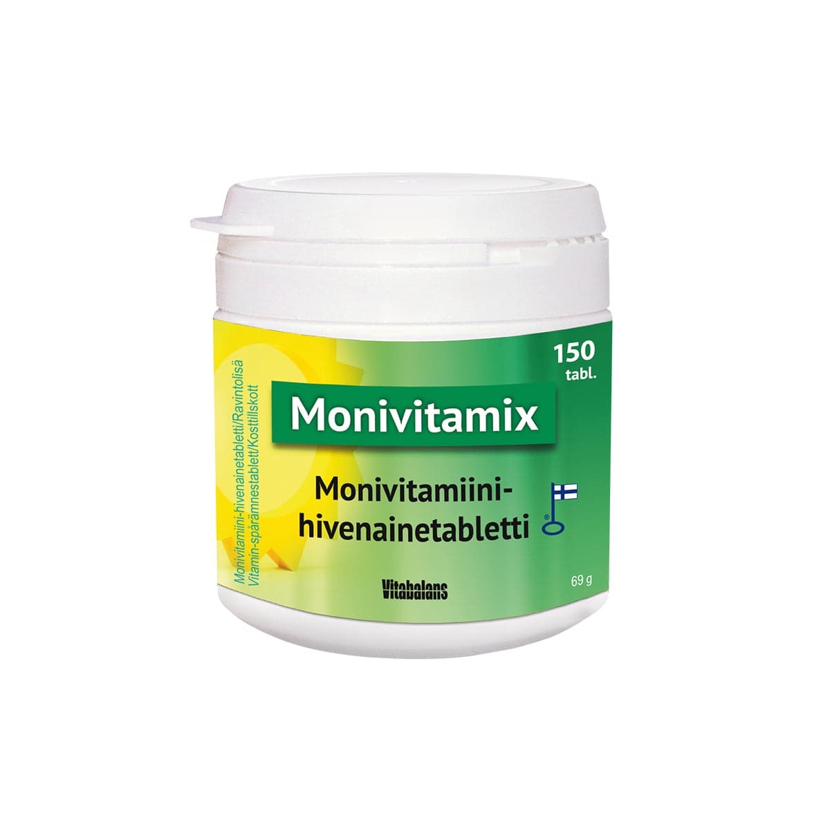 Monivitamix 150 tabl. - Monivitamiini-hivenainetabletti - Sinunapteekki.fi