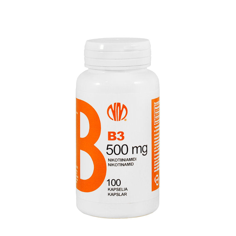 Natura media B3 500 mg Nikotiiniamidi 100 kaps.