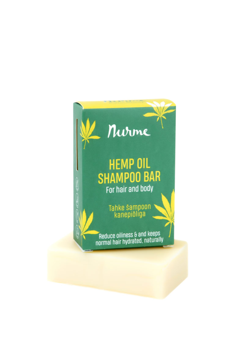 Nurme Hemp Oil Shampoo Bar - Hamppu Palashampoo 100 g