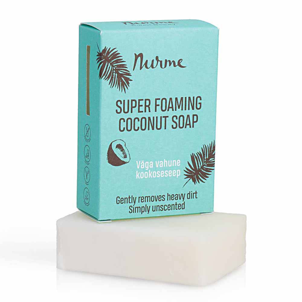 Nurme Super Foaming Coconut Soap - Kookospalasaippua 100 g - Sinunapteekki.fi