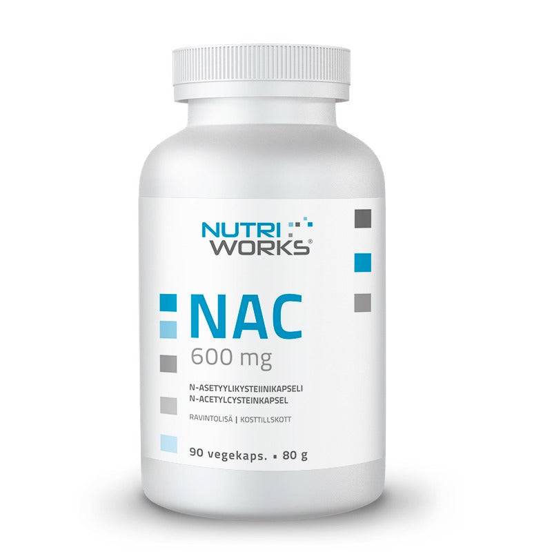Nutri Works NAC 600 mg 90 kaps. - Sinunapteekki.fi