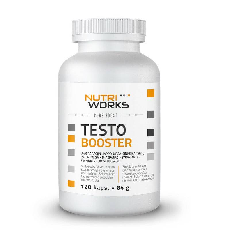Nutri Works Testo Booster 120 kaps. - Sinunapteekki.fi