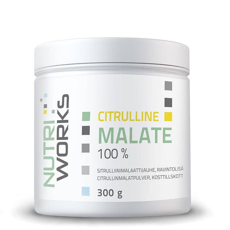 Nutri Works Citrulline Malate 100% 300 g - Sinunapteekki.fi