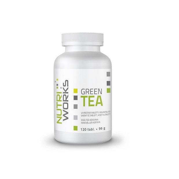 Nutri Works Green Tea Vihreäteetabletti 120 tabl. - Sinunapteekki.fi