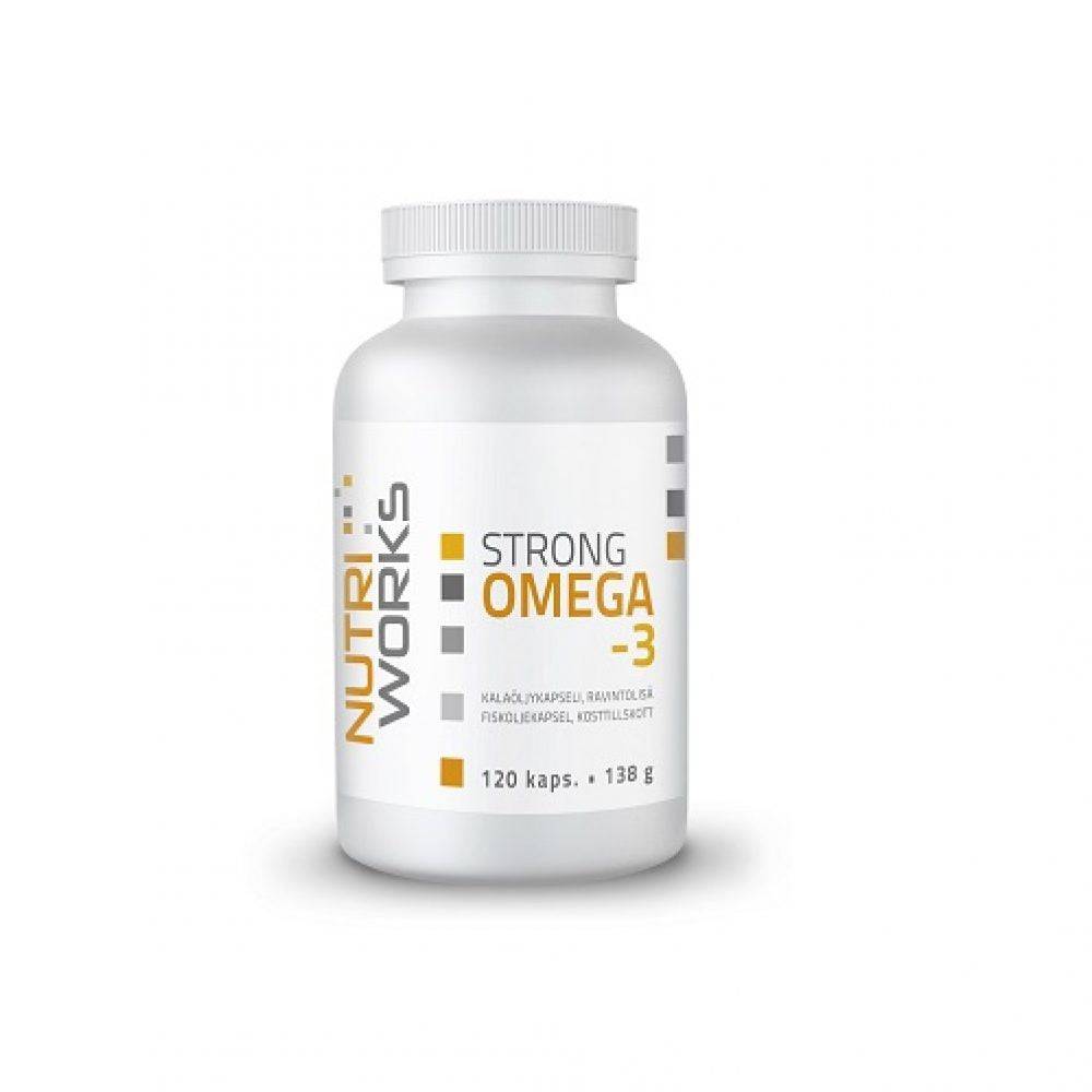 Nutri Works Strong Omega-3 - Kalaöljykapseli 120 kaps. - Sinunapteekki.fi