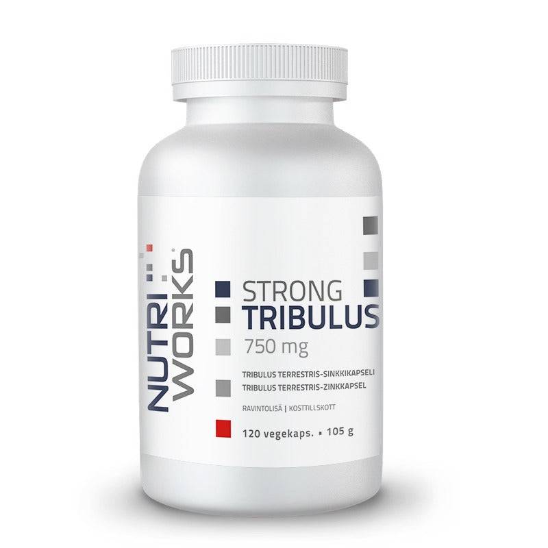 Nutri Works Strong Tribulus 750 mg 120 vegekaps. - Sinunapteekki.fi