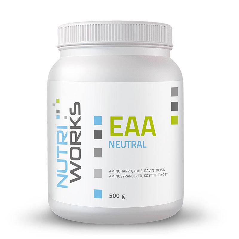 Nutri Works EAA Neutral - Aminohappojauhe 500 g - Sinunapteekki.fi