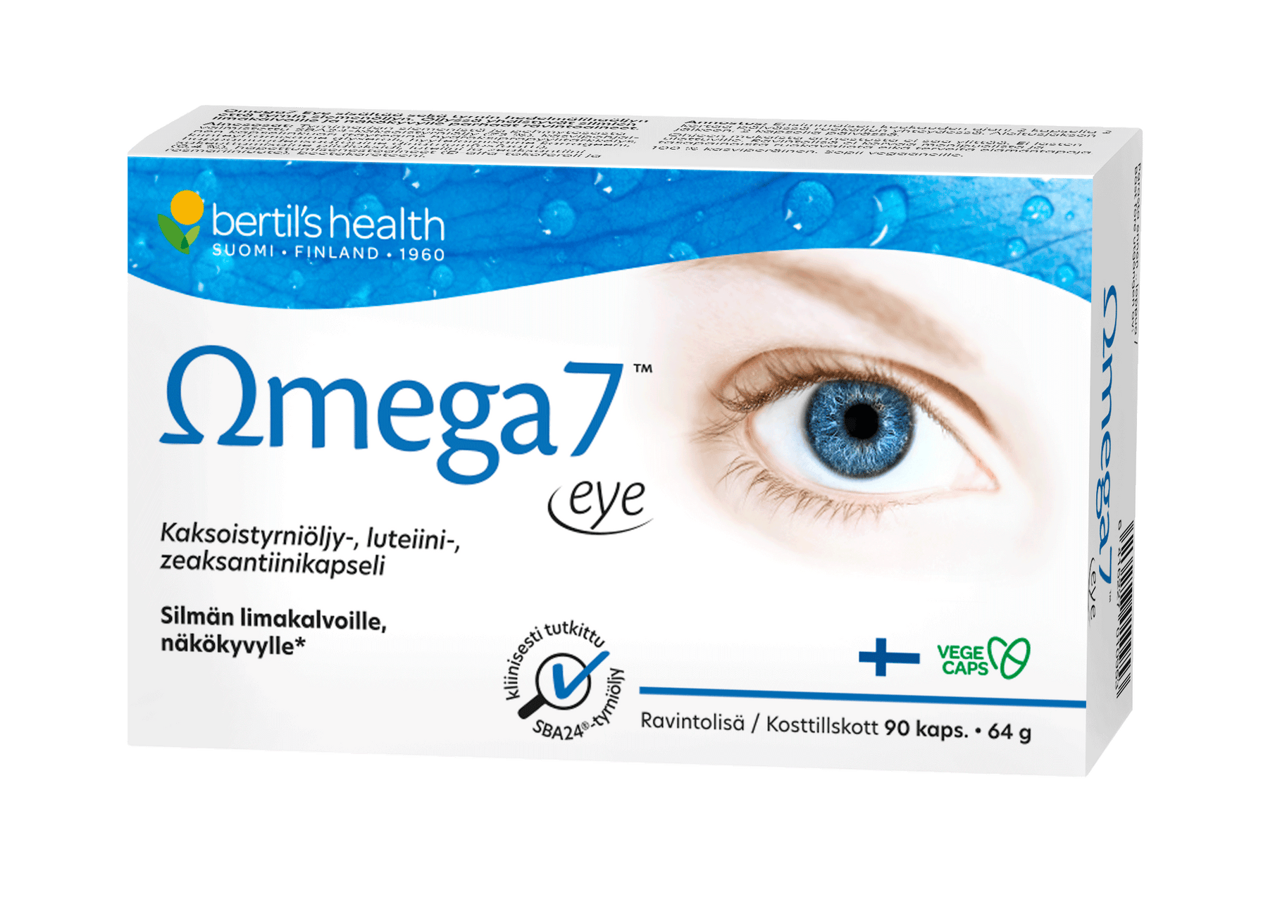 Bertil's Health Omega7 - Eye 90 kaps. - Sinunapteekki.fi