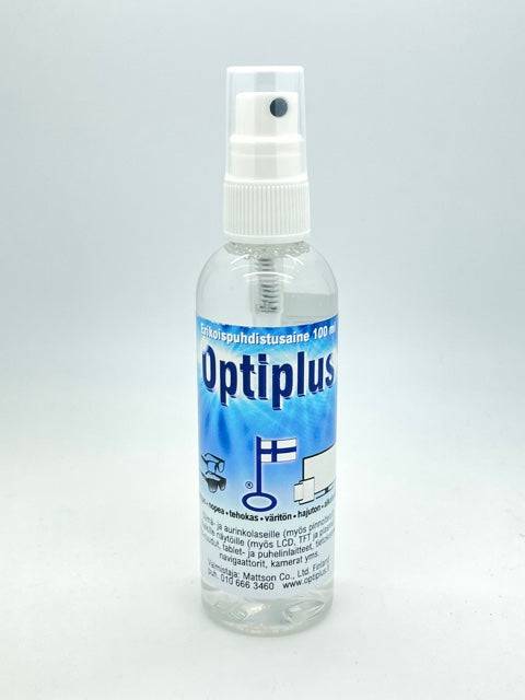 Optiplus Erikoispuhdistusaine Silmälaseille ym. 100 ml