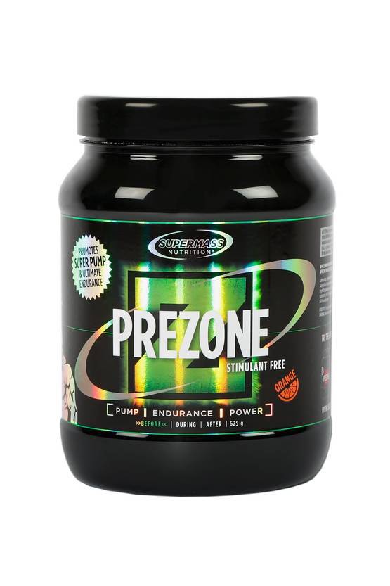 Supermass Nutrition PREZONE Stimulant Free Orange - Tehonlisääjä 625 g - Sinunapteekki.fi