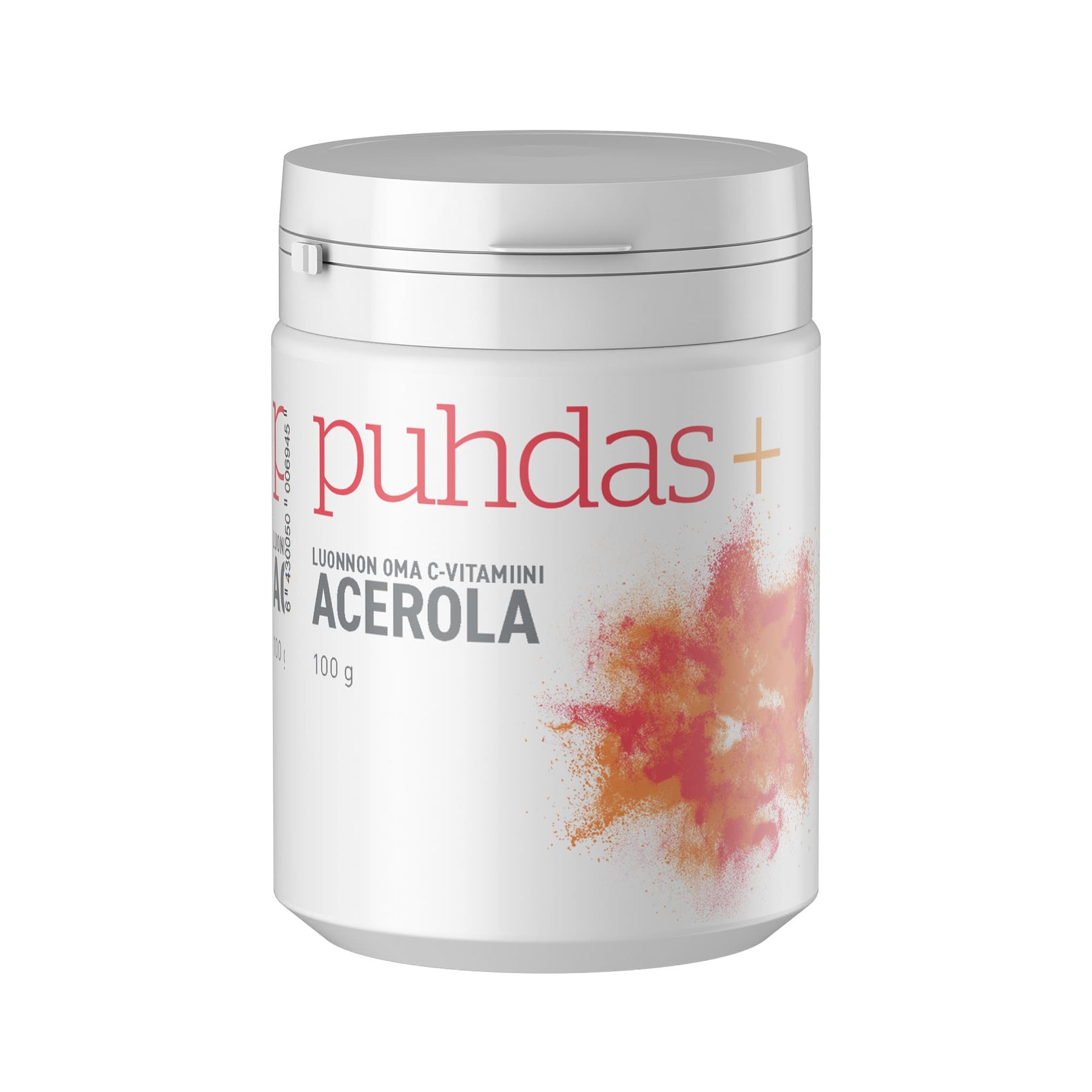 Puhdas+ Acerola Luonnon Oma C-vitamiini - Acerolauutejauhe 100 g