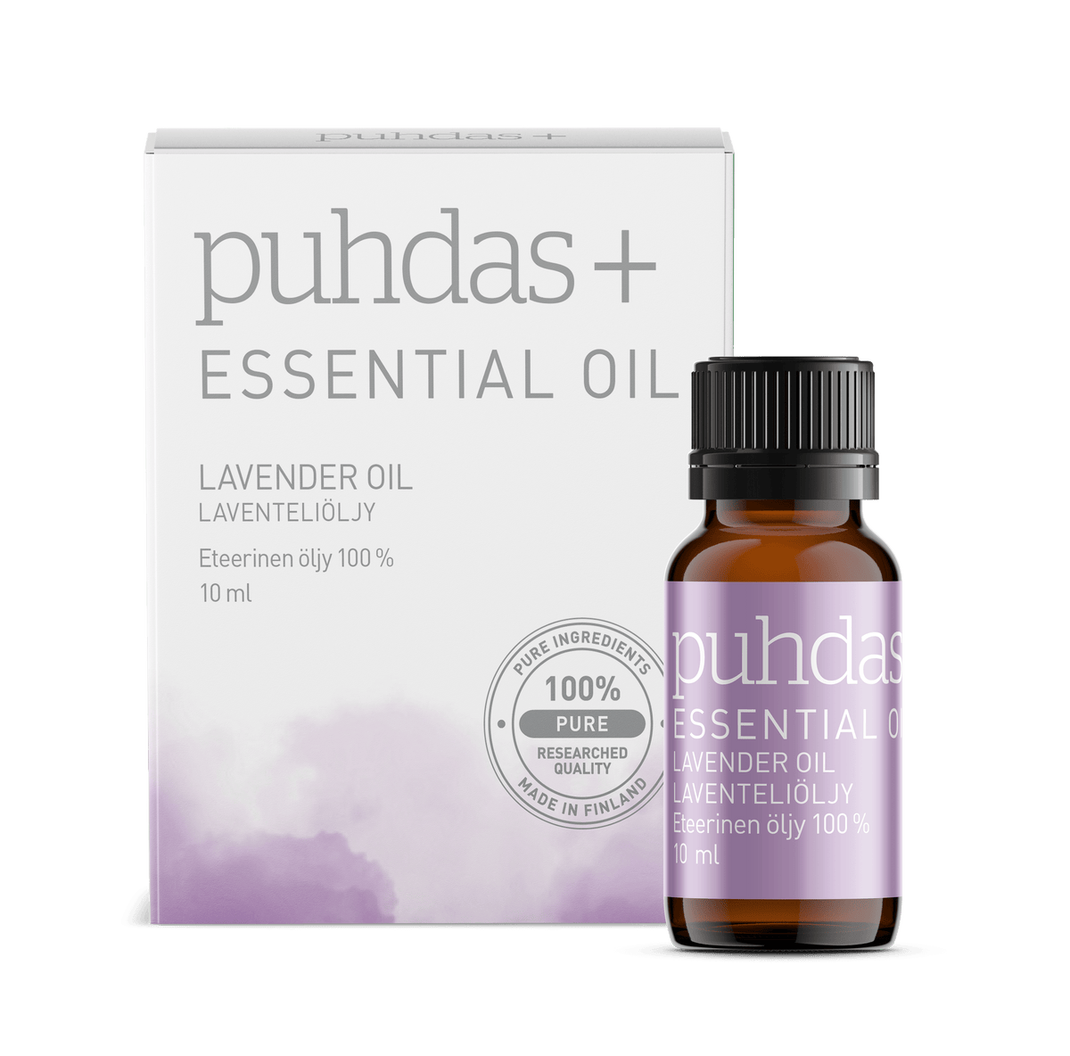 Puhdas+ Essential Oil - Laventeliöljy 10 ml - erä - Sinunapteekki.fi