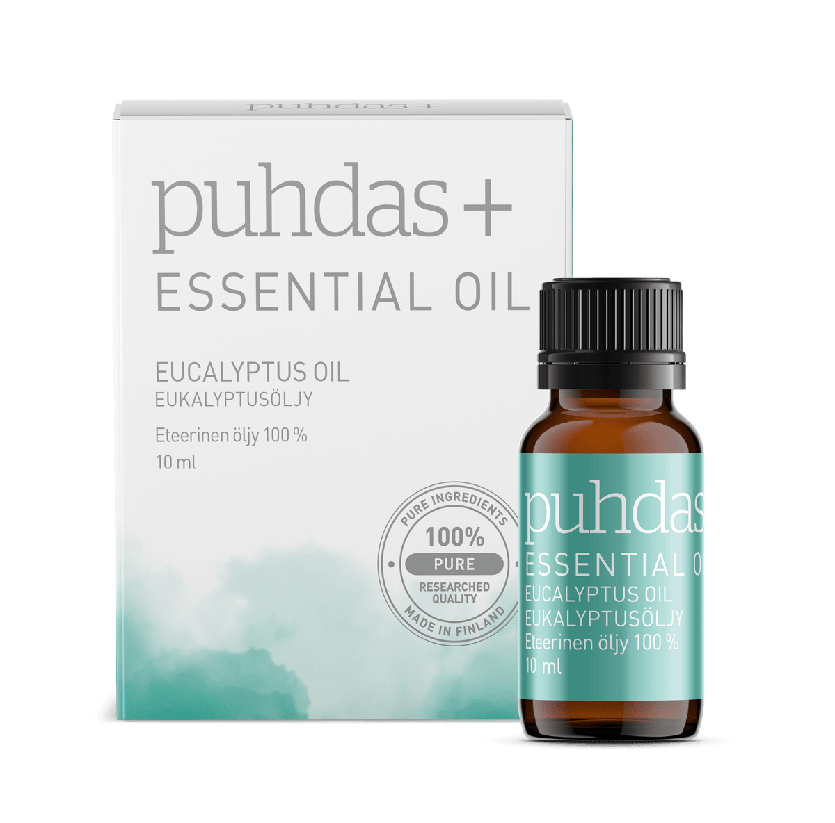 Puhdas+ Essential Oil Eucalyptus Oil 10 ml - Eukalyptusöljy - Sinunapteekki.fi