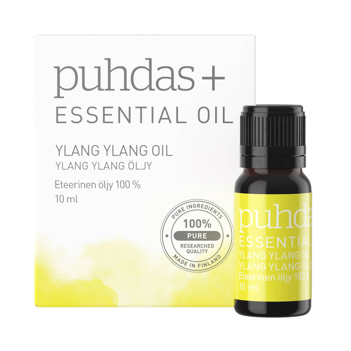 Puhdas+ Essential Oil Ylang Ylang - Eteerinen öljy 10 ml - Sinunapteekki.fi