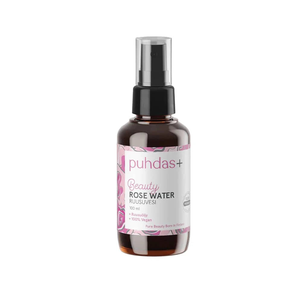 Puhdas+ Beauty Rose Water - Ruusuvesi 100 ml - Sinunapteekki.fi