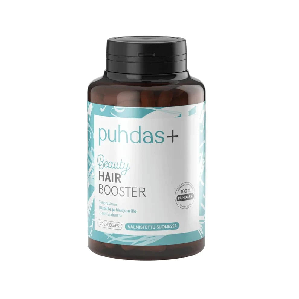 Puhdas+ Beauty Hair Booster 120 vegekaps. - Sinunapteekki.fi
