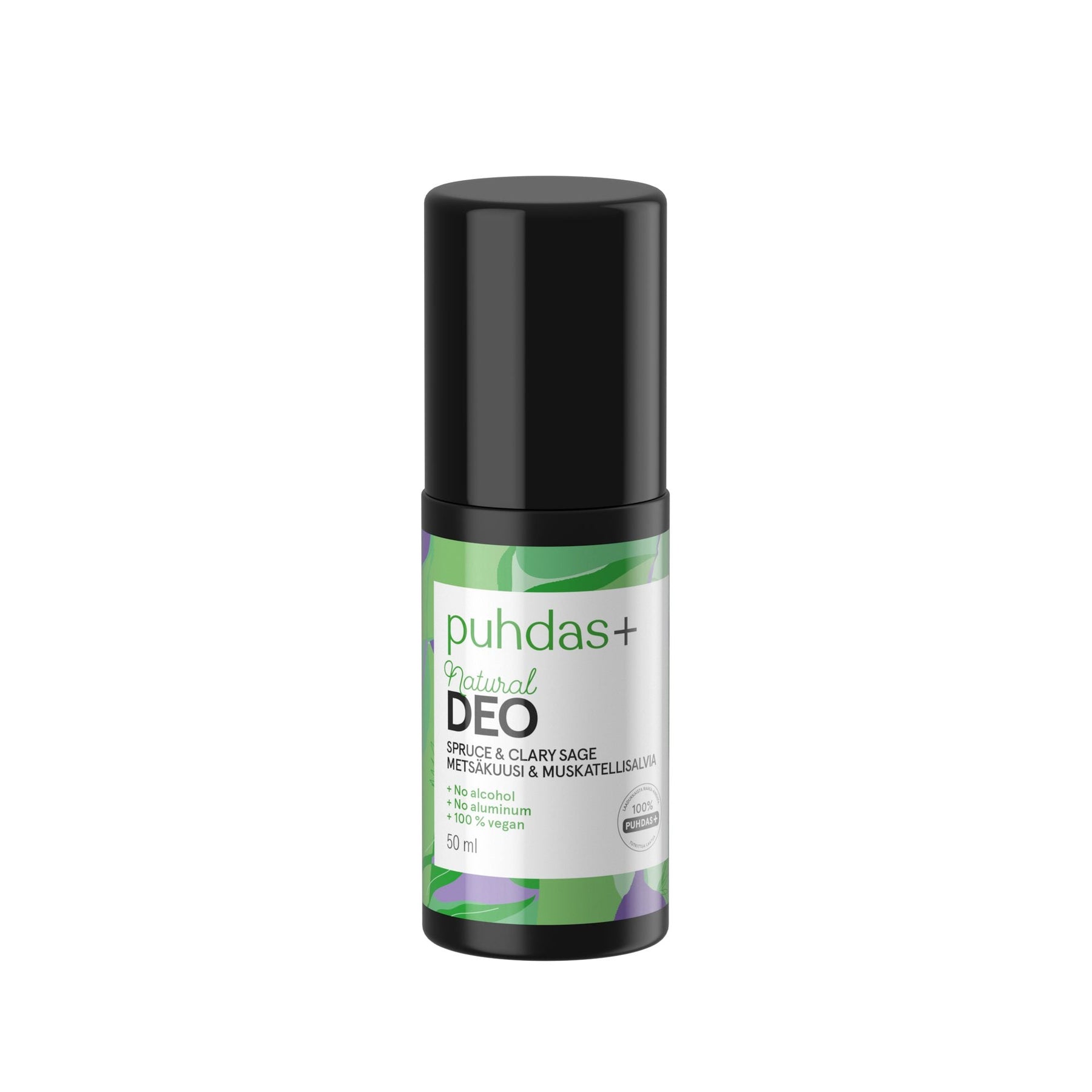 Puhdas+ Natural Deo Metsäkuusi & Muskatellisalvia 50 ml - Sinunapteekki.fi