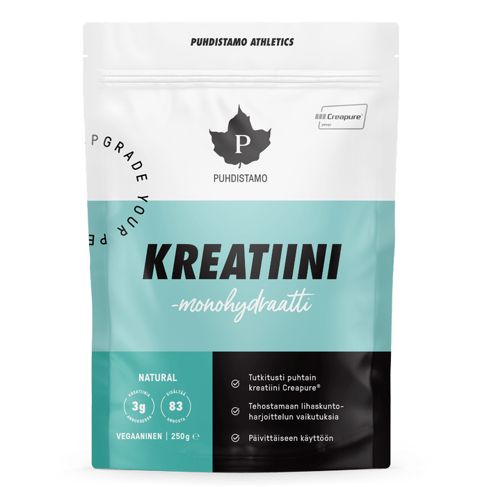 Puhdistamo Natural Kreatiini - Monohydraatti 250 g - Sinunapteekki.fi