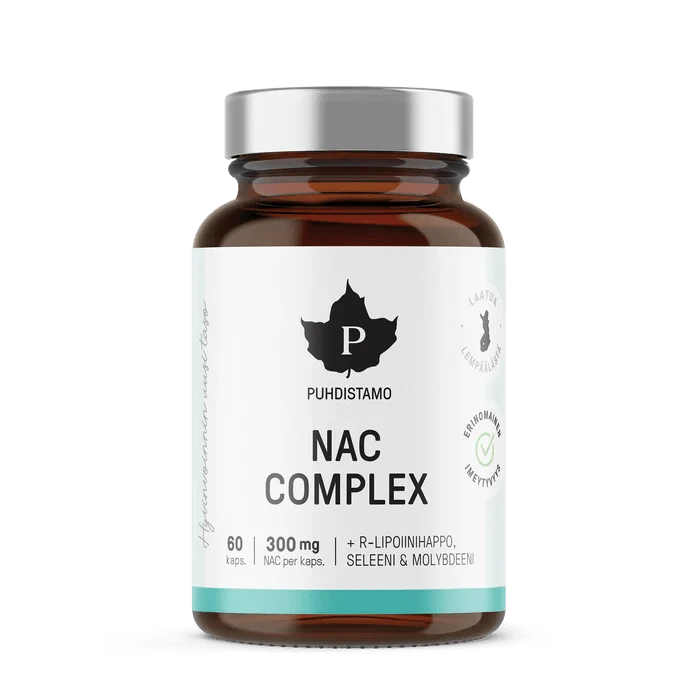 Puhdistamo Nac Complex 60 kaps. - Sinunapteekki.fi