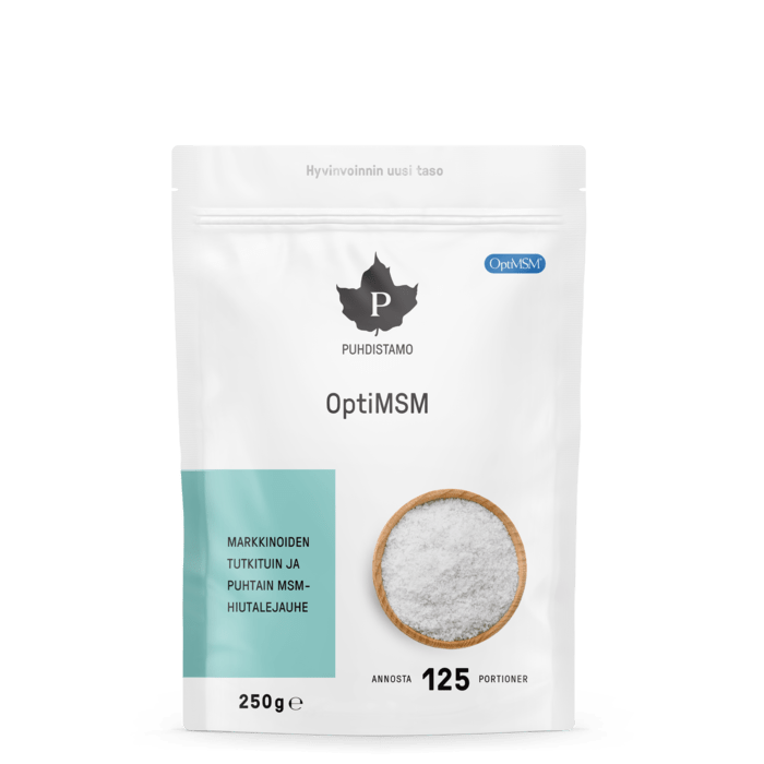 Puhdistamo OptiMSM maustamaton 250 g - Sinunapteekki.fi