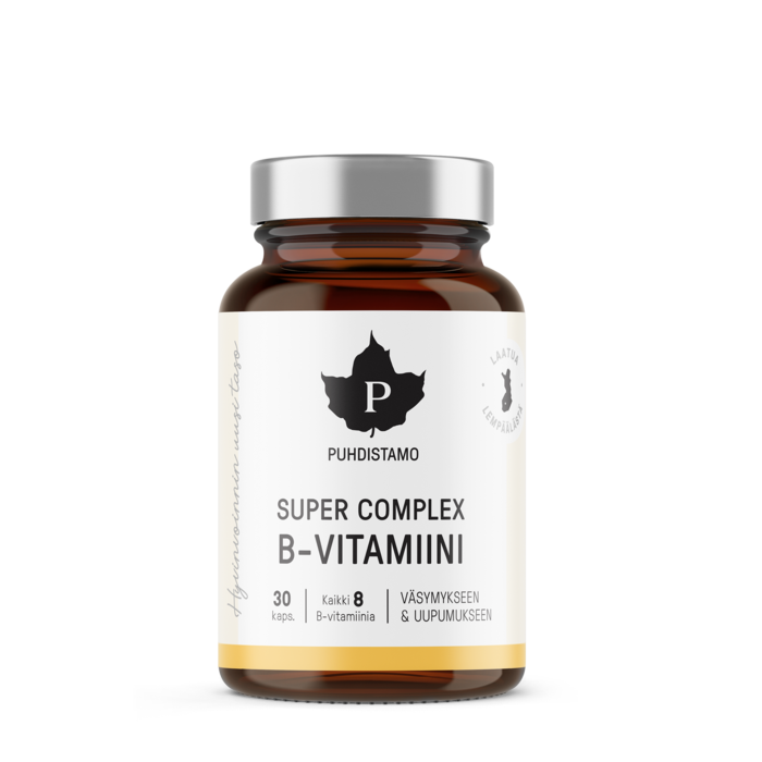 Puhdistamo Super Complex B-vitamiini 30 kaps.