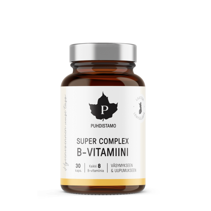 Puhdistamo Super Complex B-vitamiini 30 kaps.