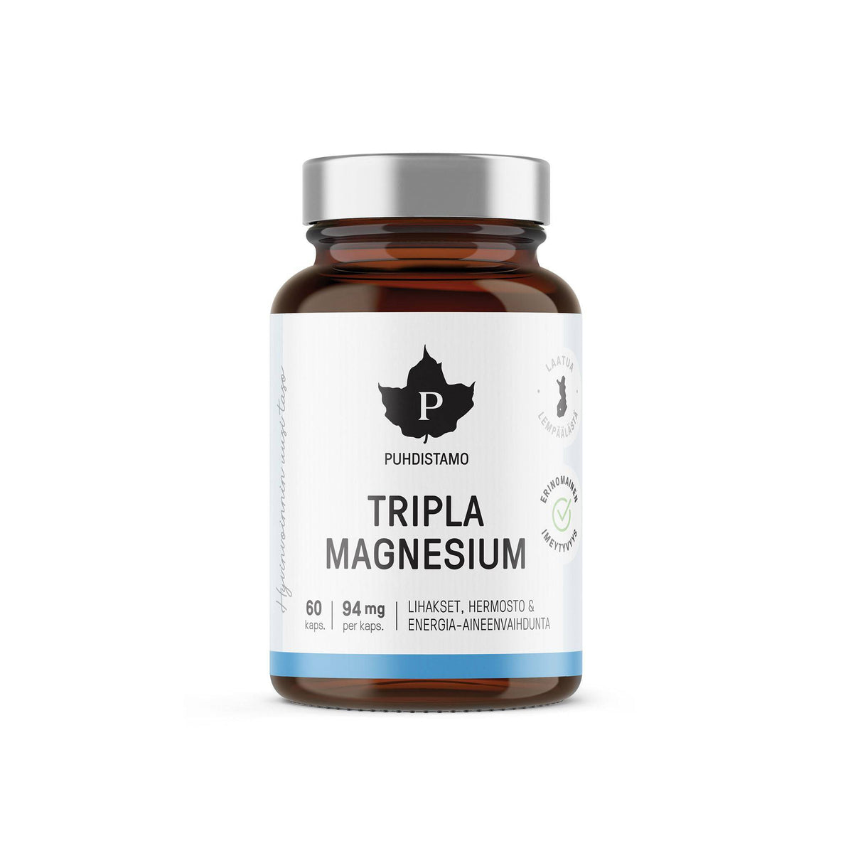 Puhdistamo Tripla Magnesium 60 kaps. - Sinunapteekki.fi