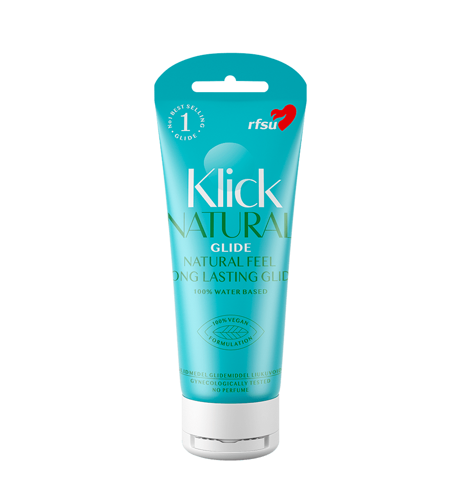 Rfsu Klick Natural Glide 100 ml - Vesipohjainen liukuvoide Hajusteeton - Sinunapteekki.fi