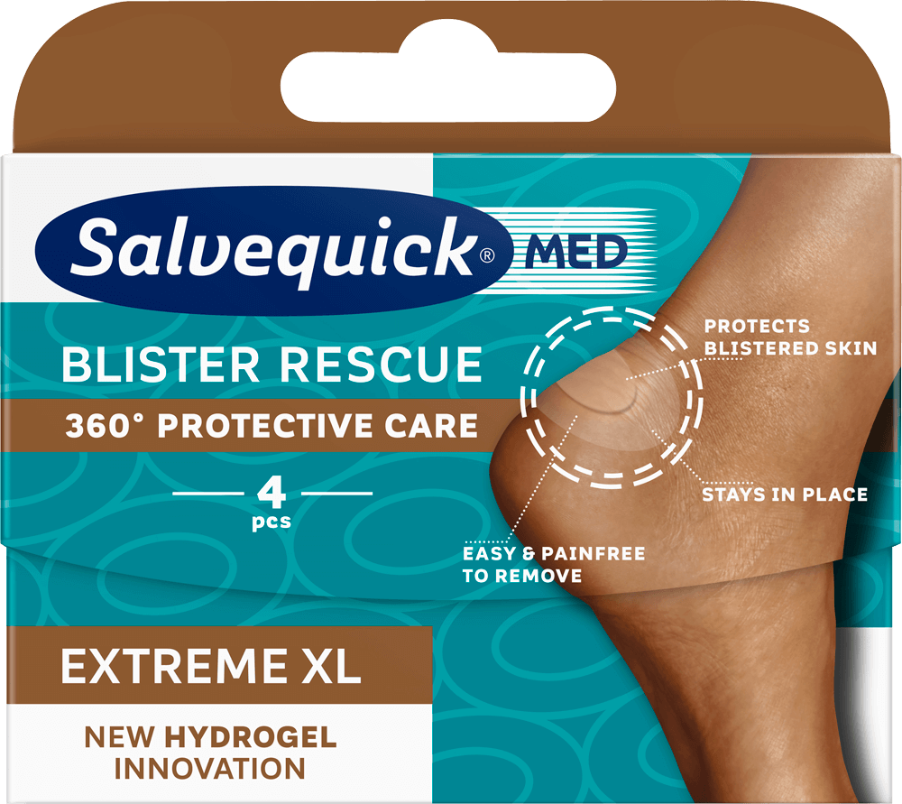 Salvequick Blister Rescue Extreme XL - Rakkolaastari 4 kpl