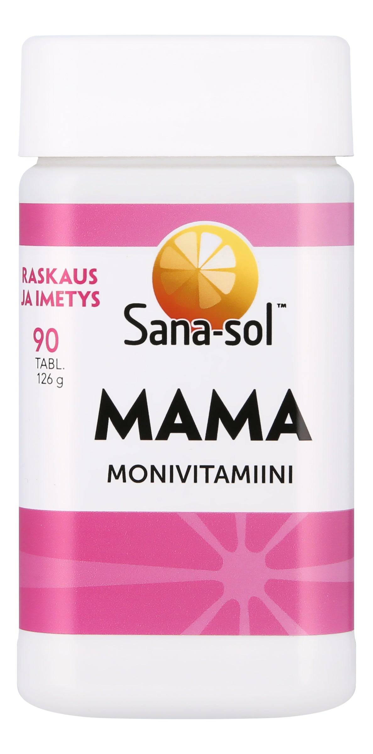 Sana-sol Mama Monivitamiini 90 tabl. - päiväys 9/2023 - Sinunapteekki.fi