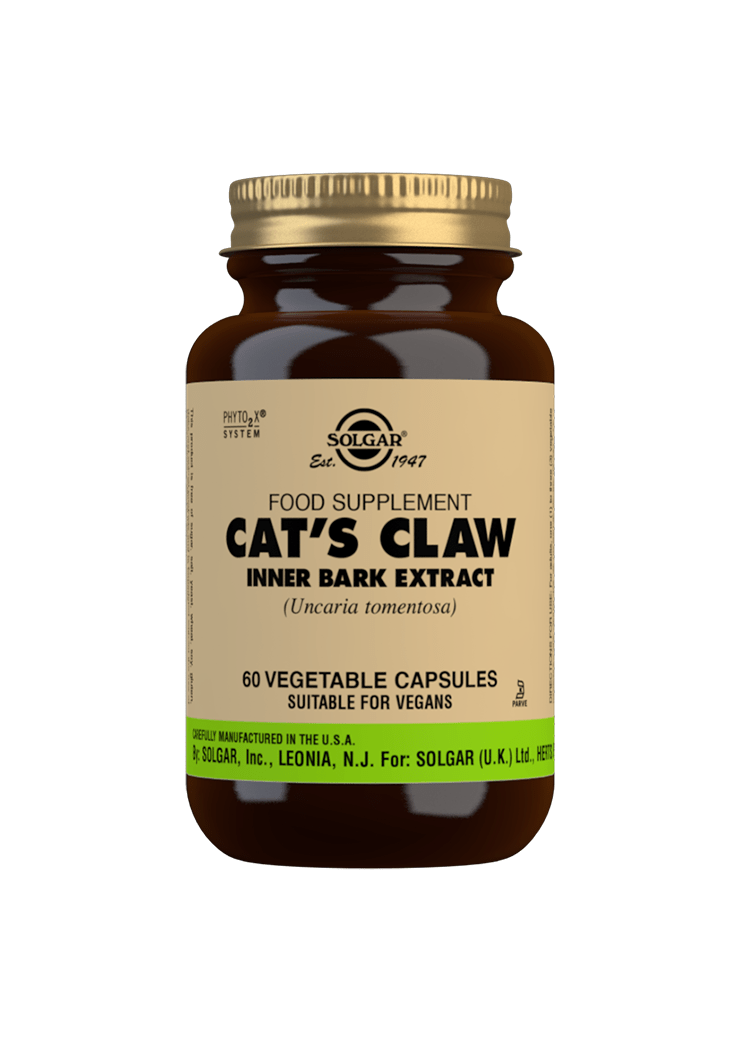 Solgar Cat´s Claw Inner Bark Extract - kissankynsiuute 60 kaps.