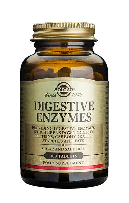 Solgar Digestive Enzymes - Entsyymivalmiste - 100 tabl.