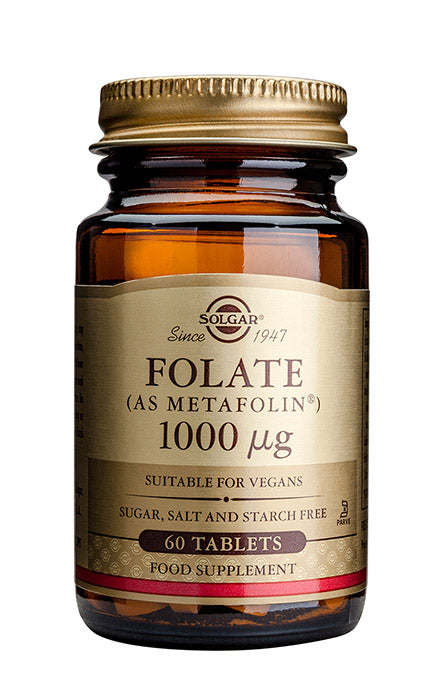 Solgar Folate - Folaatti 1000 µg 60 tabl.