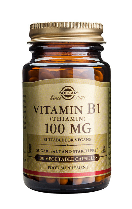 Solgar Vitamin B1 - B1-vitamiini 100 kaps. - toimituskatkos, ei tietoa milloin saa lisää