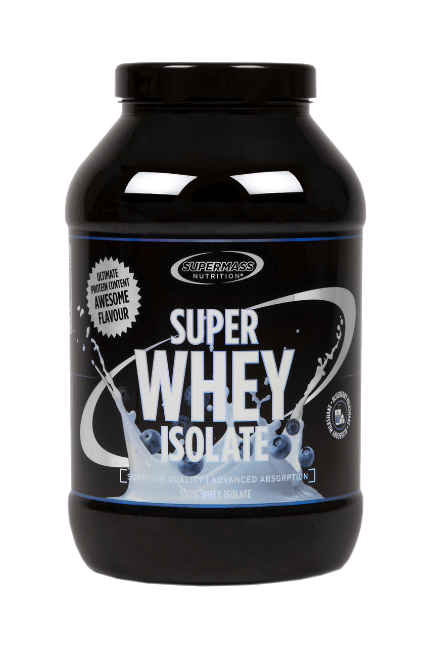 Supermass Nutrition Super Whey Isolate Mustikkapirtelö 1300 g - Sinunapteekki.fi