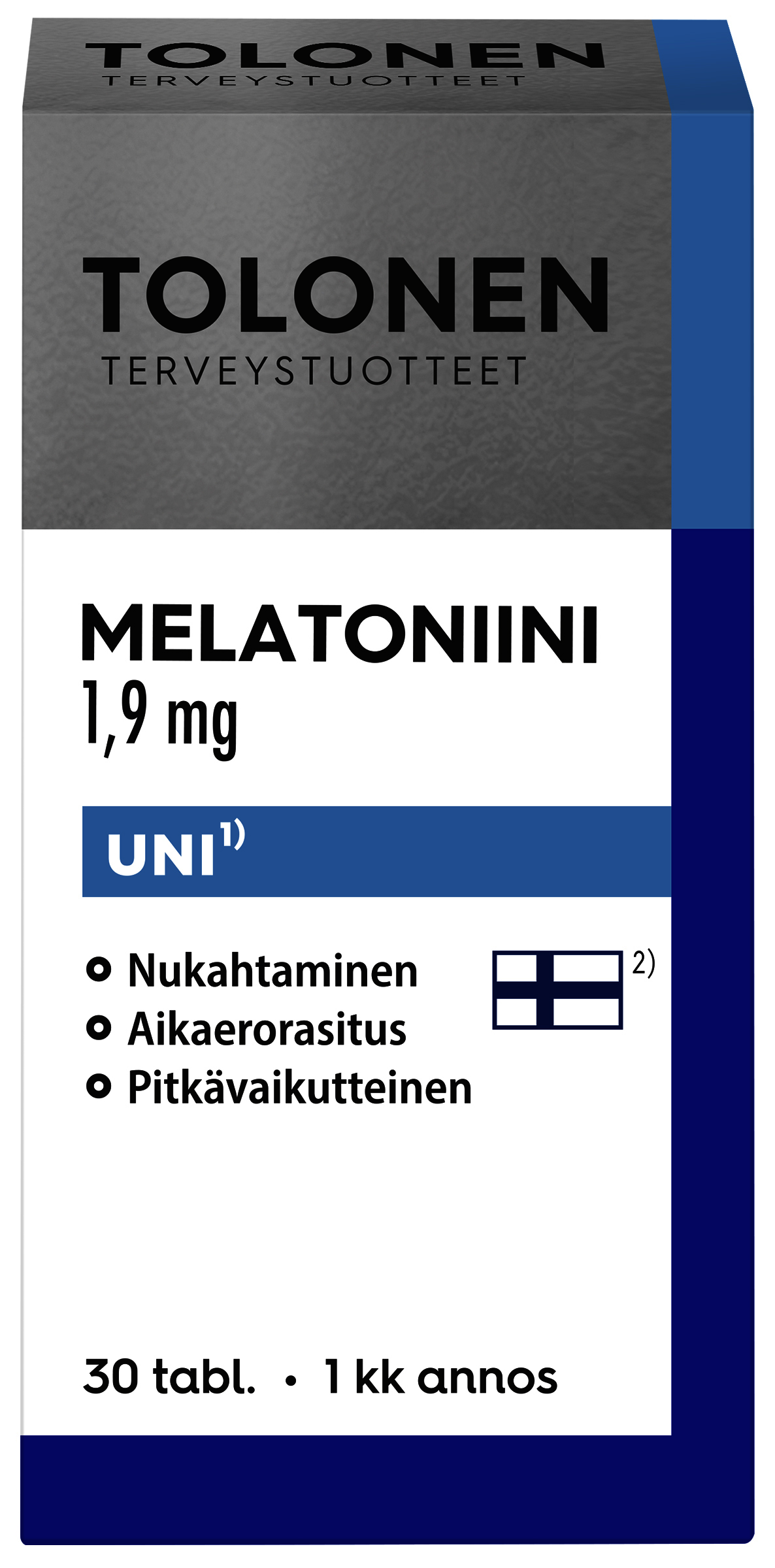 Tolonen Melatoniini 1,9 mg 30 tabl.