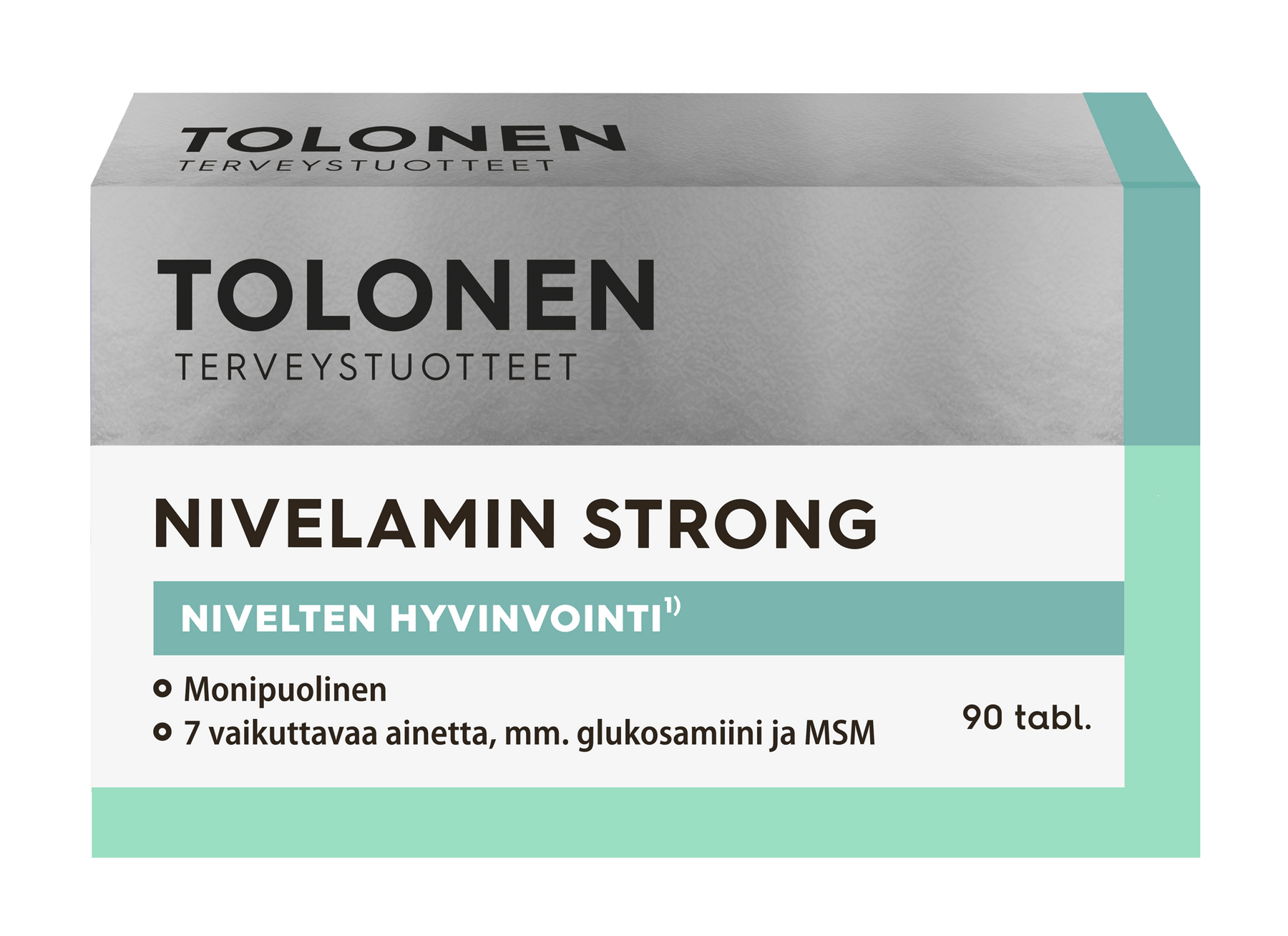 Tolonen Nivelamin Strong - Glukosamiini-kurkuma-MSM -ravintolisä 90 tabl.