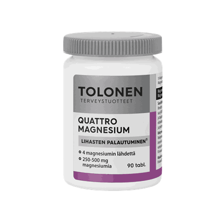 Tolonen Quattro Magnesium 90 tabl. - poistuu