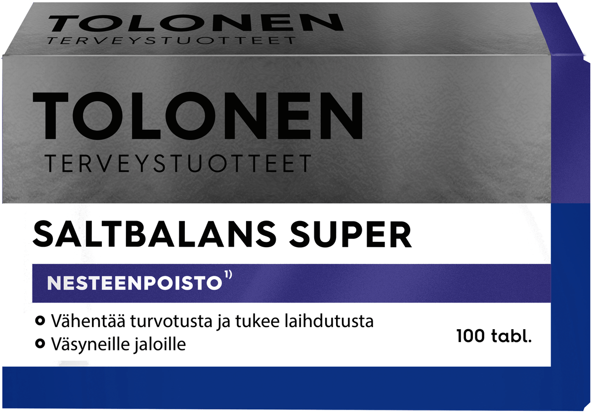 Tolonen Saltbalans Super 100 tabl. - Sinunapteekki.fi