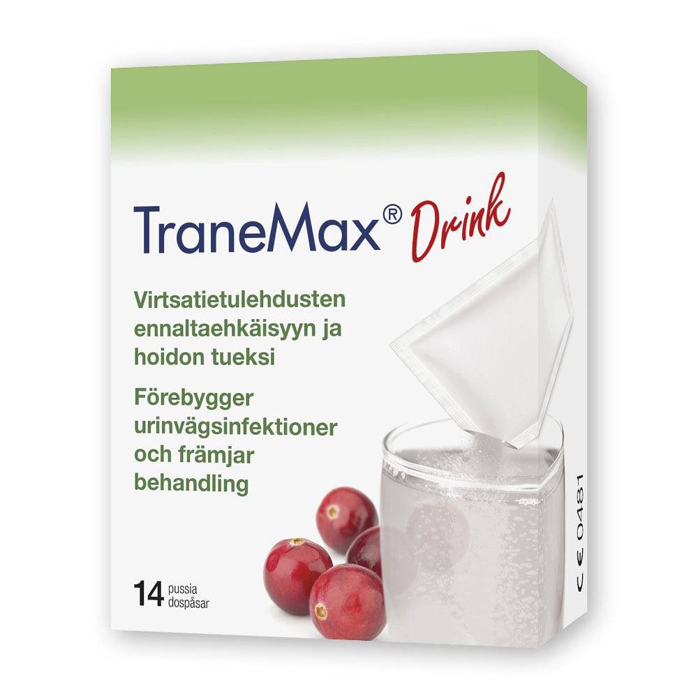 TraneMax Drink 14 pussia - Sinunapteekki.fi