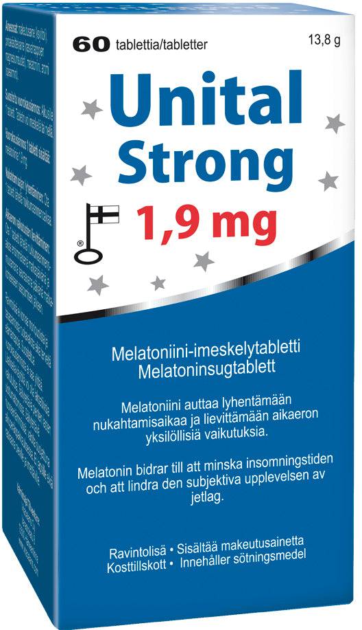 Unital Strong 1,9 mg 60 tabl. - Sinunapteekki.fi