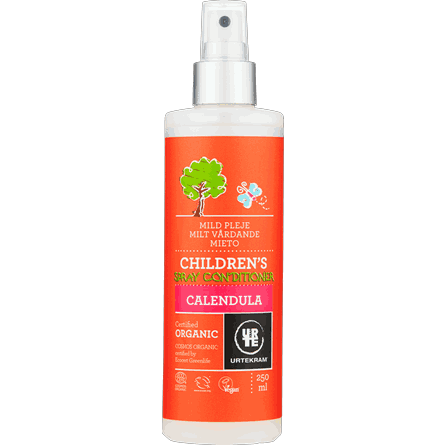 Urtekram Childrens Spray Conditioner Calendula 250 ml - Lasten hiustenhoitosuihke