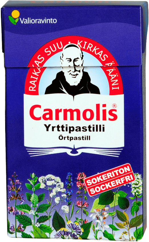 Carmolis Yrttipastilli, sokeriton