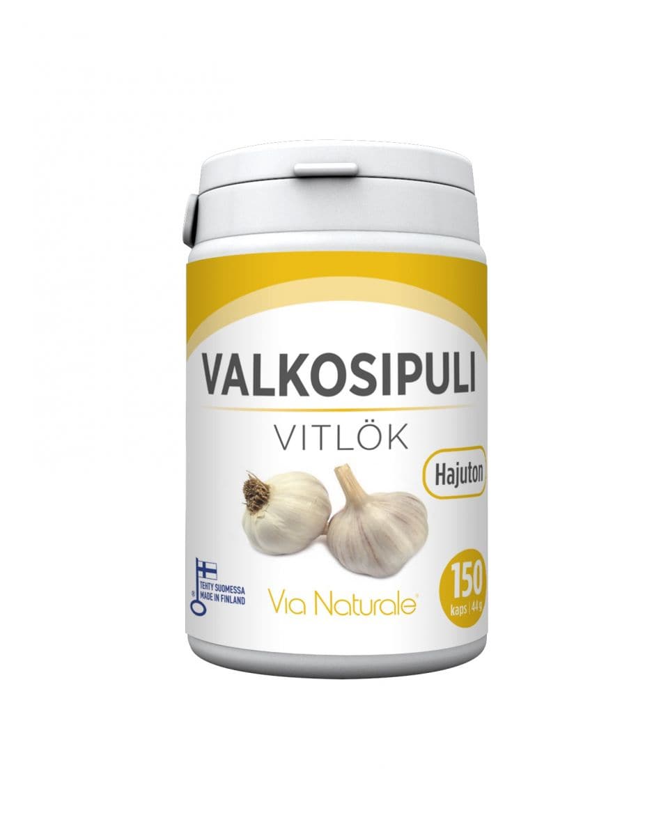 Valkosipuli - Hajuton kapseli 150 kaps. - Sinunapteekki.fi
