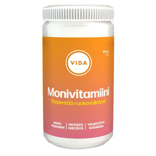 Vida Monivitamiini 120 tabl. - Sinunapteekki.fi